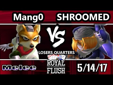 Royal Flush SSBM - C9 Mango (Fox) Vs. IMT | Shroomed (Sheik) Smash Melee Losers Quarters