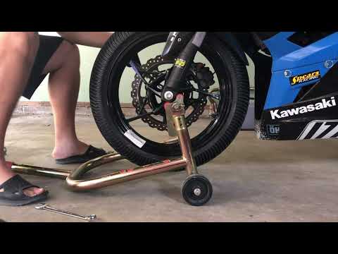 Ninja 400 wheel changes