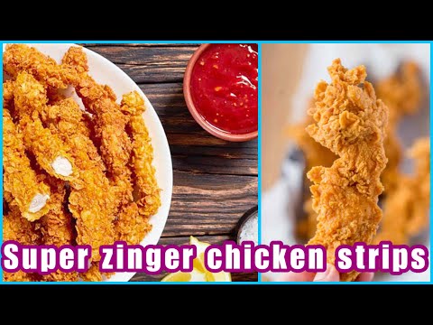 KFC style zinger strip/chickenzinger strips/kids lunch box ideas/kids favourite snacks/mussa’sworld