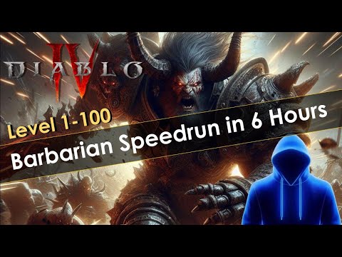 Diablo 4 Solo Hardcore Barbarian Speedrun