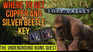 Solasta - How To Get Into The Underground Ruins (Copper and Silver Beetle Key, Treasure Room Puzzle)
