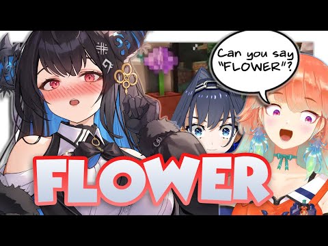 Nerissa actually perfect imitating Kronii "flower" meme in front of Kiara