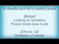 Destruction - Godfather Of Slander Lyrics