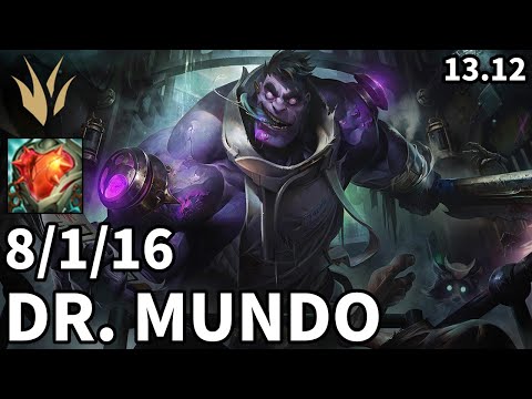 Dr. Mundo Jungle vs Graves - EUW Master | Patch 13.12