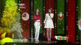 Santa Claus Is Coming To Town (Sulli  Krystal) _ KBS MUSICBANK _2012_12_21.