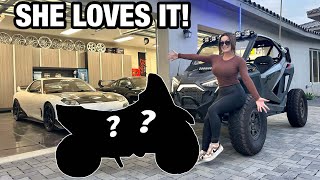 Surprising Sabrina With Her First Motorcycle! by TJ Hunt