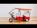 How To Make A RC Rickshaw Tuk Tuk Making A Highly Detailed E Rickshaw Out Of Cardboard DIY