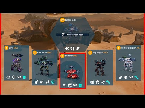War Robots: Power of Tier 4 F2P Robots | Demeter, Lynx, Nightingale, Pathfinder, scorpion Gameplay