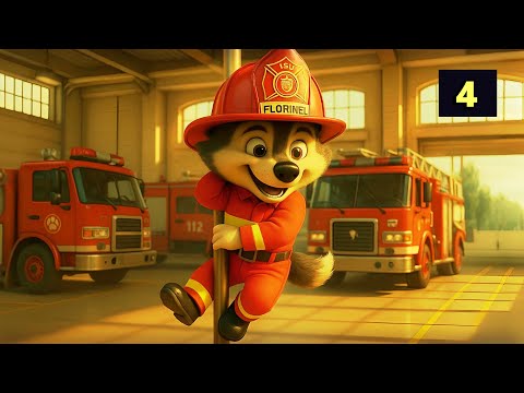 Pompierul Florinel 🚒 - Nino Nino! Ep. 4: Bărcuța în Flăcări | Cântec Animat