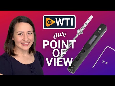 TS100 Digital Electric Soldering Iron - WTI product video review