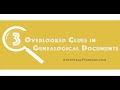 AF-060: 3 Overlooked Clues in Genealogical Documents | Ancestral Findings Podcast