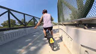 Biking to Mountain View Downtown from Sunnyvale, CA