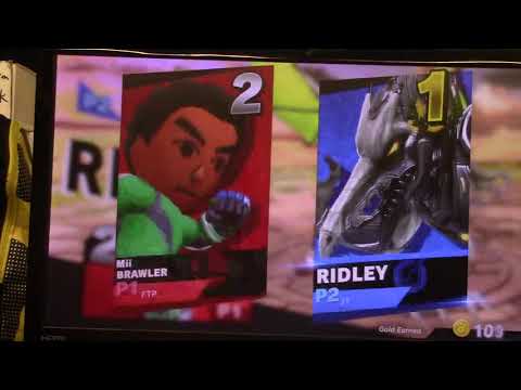 FireThePyro (Mii Brawler) vs. JTreezy (Ridley) - Winners Round 2 - Roadside Hobbies Ultimate 3