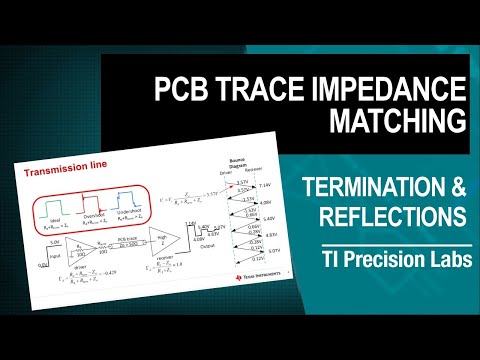 PCB trace impedance matching