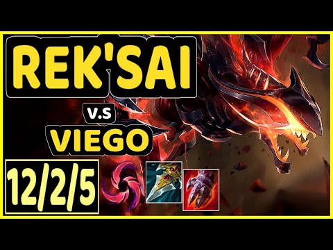 REK'SAI vs VIEGO - 12/2/5 KDA JUNGLE GAMEPLAY - EUW Ranked GRANDMASTER