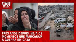 Vídeo: 7 de outubro: guerra entre Hamas e Israel completa três anos na Faixa de Gaza | CNN BRASIL