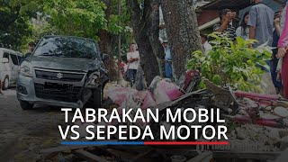 Masyarakat Berkerumun di TKP Lakalantas Kota Padang, Anggota Polantas Sibuk Atur Lalu Lintas