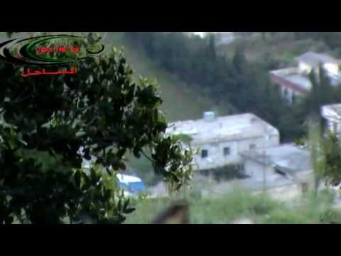 استهداف مستودعات الذخيرة في قرية اشتبرق في ريف جسر الشغور من قبل كتيبة أحفاد الرسول في الساحل