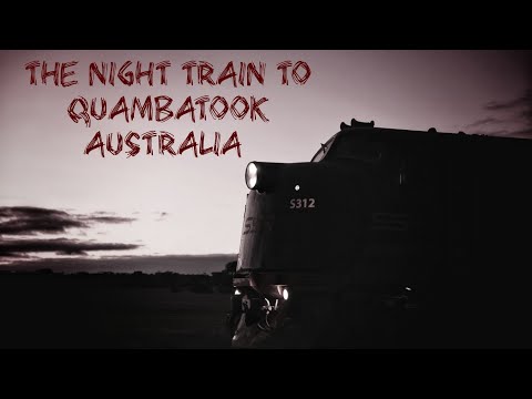 The Night Train to Quambatook, Victoria, Australia.
