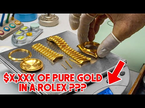 How much Gold is ACTUALLY in a "Solid Gold" Rolex?