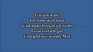 Münchener Freiheit - Einfach wahr [Text]