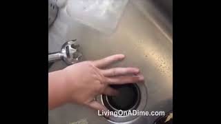 This EASY Trick Will Get Glass Cup Stuck in Garbage Disposal