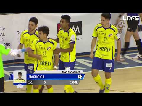 Gol Nacho Gil (1-1) Catgas Energía - Gran Canaria. J23, 1Div. LNFS
