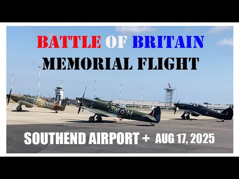 CRHnews - Battle of Britain Memorial Flight @ Southend Airport 17/8/25