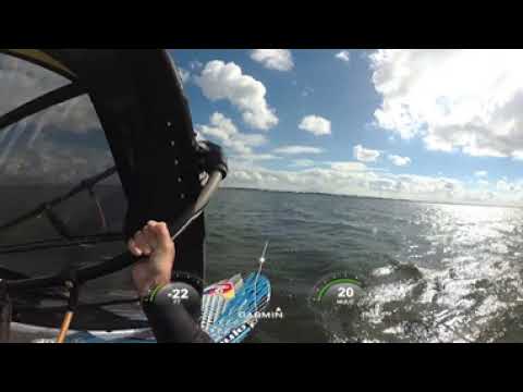 First ride with my new Point7  ACZ 7,8  straight over 45 km/h