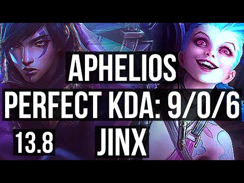 APHELIOS & Thresh vs JINX & Nautilus (ADC) | 9/0/6, Legendary, 400+ games | KR Grandmaster | 13.8