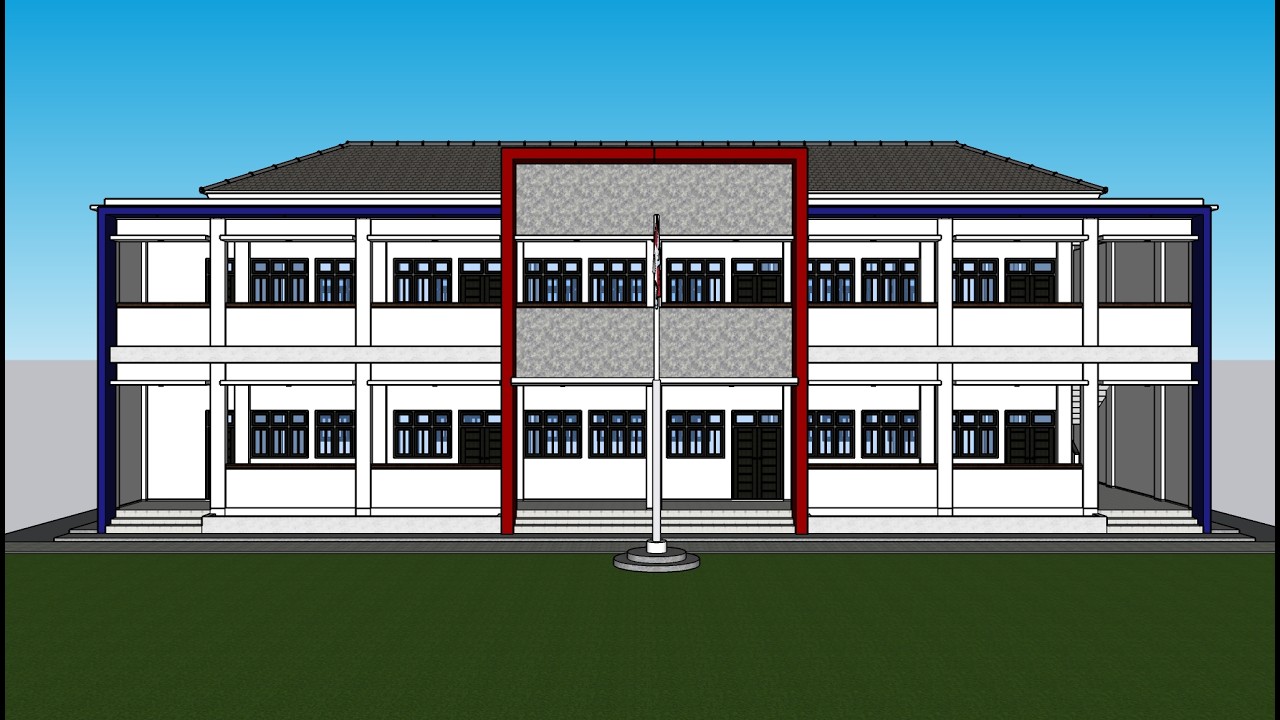 Desain Gedung Sekolah 2 Lantai 6 Kelas Di Lahan 9x30 M. Revisi (4)