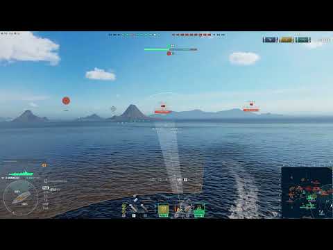World of Warships Shimakaze Positional Advantage