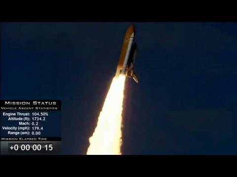 STS-129 Launch with Space Shuttle Atlantis on 11/16/2009