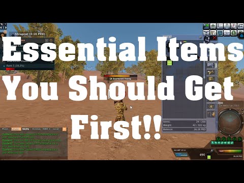 Essential Items you should get first as a new player in Entropia Universe