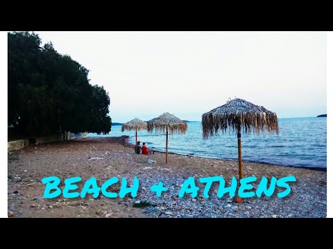 Athens Beach /Beautiful Sun Set/Natural Sounds