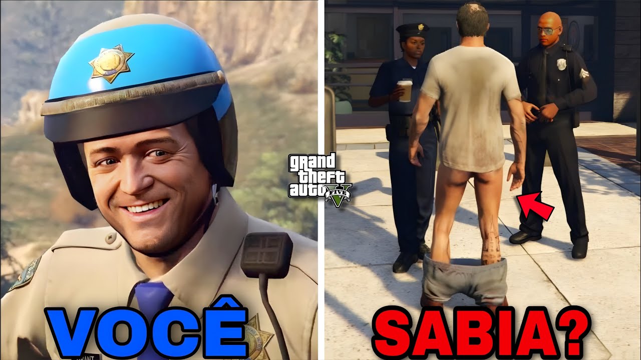 20 curiosidades SOBRE A POLÍCIA em GTA 5