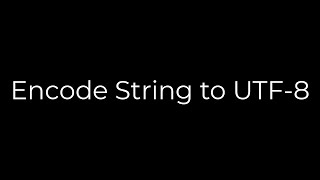 Java :Encode String to UTF-8(5solution)