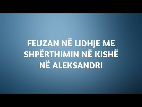 Feuzan në lidhje me shpërthimin në kishë në Aleksandri
