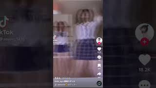 【TikTok】ガッキー似のjkが魅せる抜群の腰振りダンス