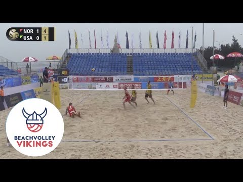 Mol.A/Sorum (NOR) vs. Hyden/Doherty (USA) 2019 FIVB Jinjiang round 2