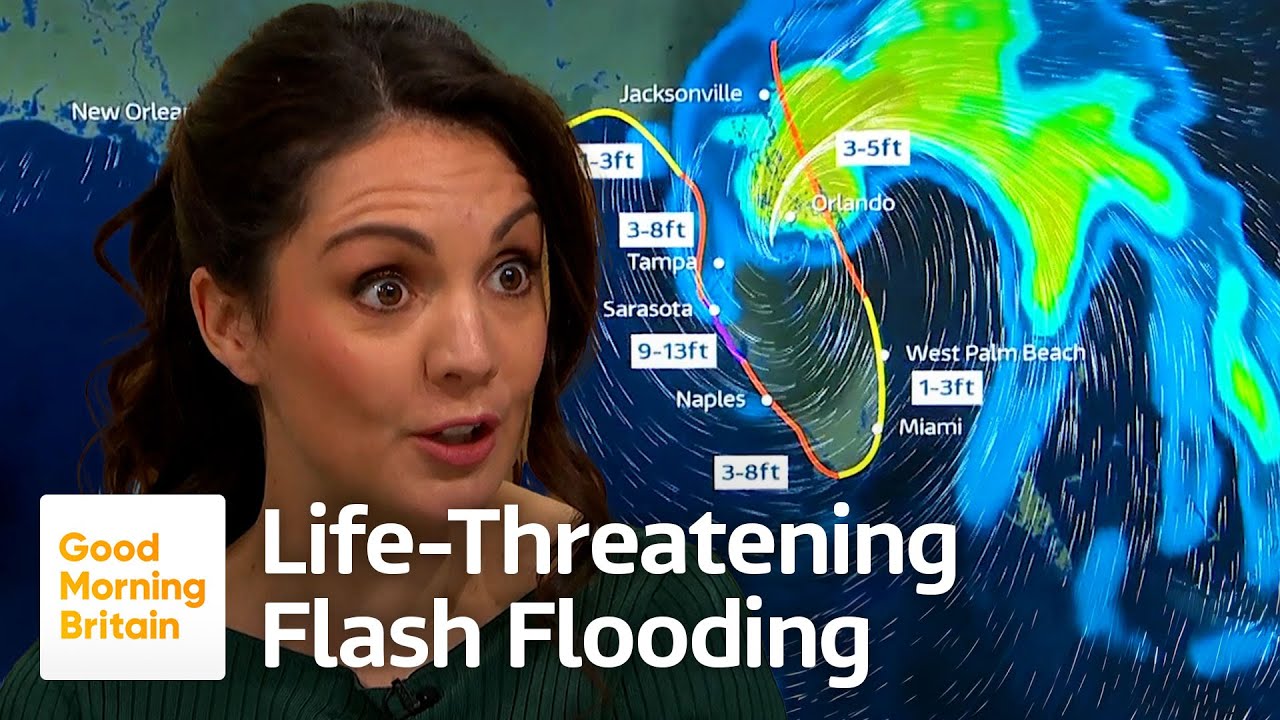 Brits Stranded as Hurricane Milton Makes Landfall in Florida With 120mph Winds