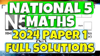 National 5 2024 Paper 1