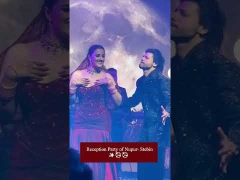 Nupur–Stebin Reception ✨🥰🥰  ✨🥺❤️   #kritisanon #wedding #nupursanon