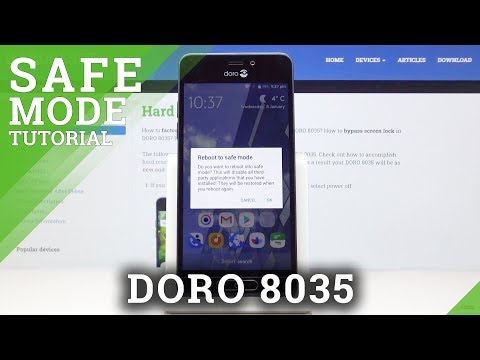 Safe Mode in DORO 8035 – Diagnostic Mode