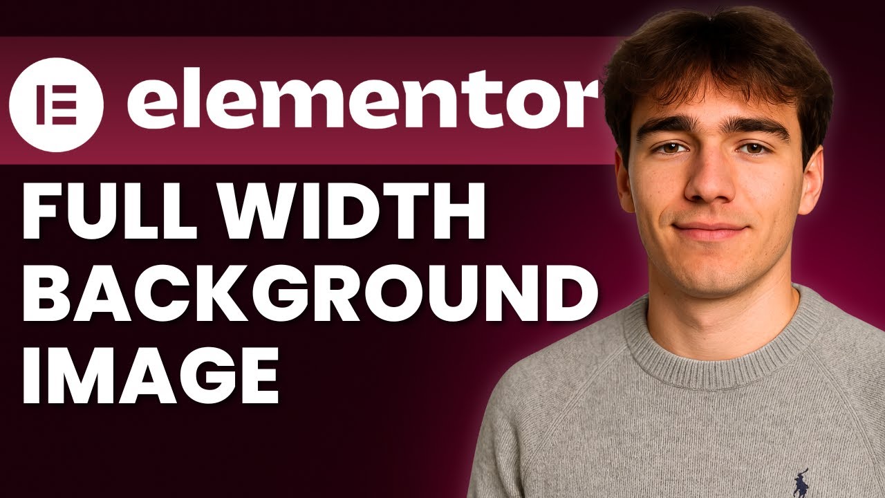 How to Set a Full Width Section Background Image In Elementor (Tutorial 2026)