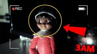 DONT PLAY WITH ELF ON THE SHELF AT 3AM | ELF ON THE SHELF CAUGHT MOVING ON CAMERA [MUST WATCH]