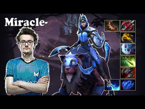 Miracle - Luna Safelane vs Crit Earth Spirit | Dota 2 7.31c Gameplay
