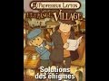 Soluce Professeur Layton et l'Etrange Village ...