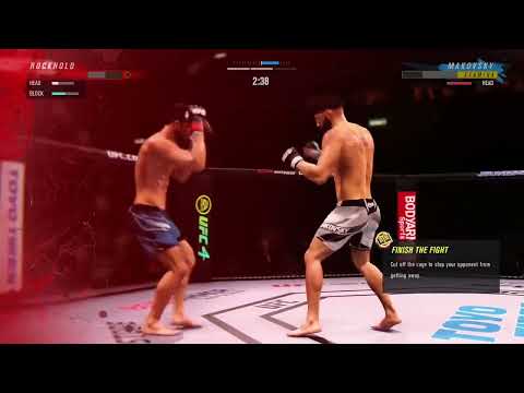 UFC 4 Career Mode - #13 Naseem Markovsky vs. #12 Luke Rockhold, Part 2