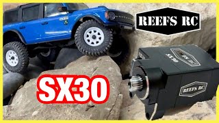 Reefs SX30 Servo MOVED A BOULDER